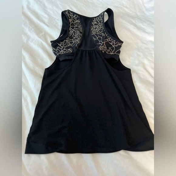 Athleta Fit Team Cut Out Mesh Tank Top w/Bra - Size XXS - Picture 2 of 5